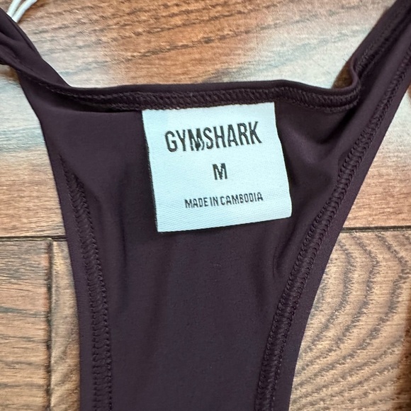 NWT Gymshark Crop Mesh Tank - Plum Brown - Picture 7 of 9